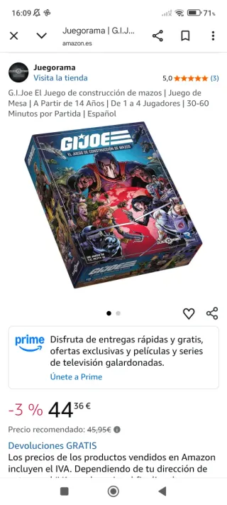 Juego de mesa G.I. Joe
