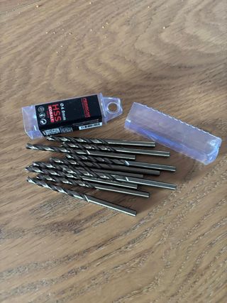 Brocas HSS M35 Cobalto 4mm DIN338