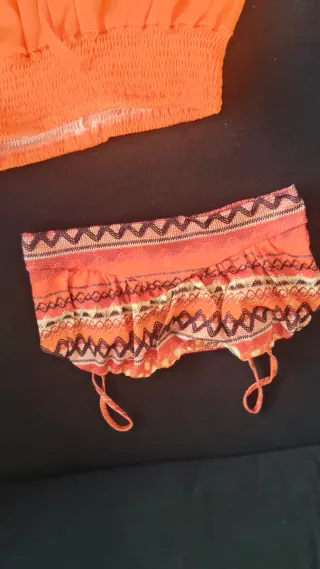 Dos Conjuntos Top y Pantalón Palazzo Verano Mujer