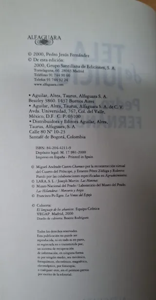 Tela de juicio. Pedro Jesús Fernández.