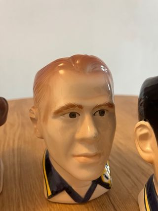 Lote 5 Tazas Busto Real Madrid Colección Oficial