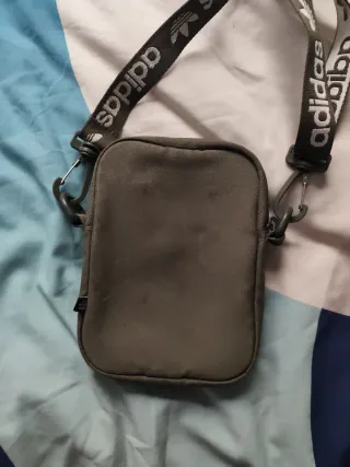 Bandolera Adidas verde/gris