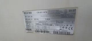 Repuestos frigorífico IKEA / Whirlpool CB 601 W N