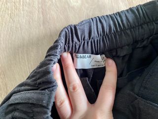 Pantalones Cargo Pull&Bear Gris Talla S Mujer