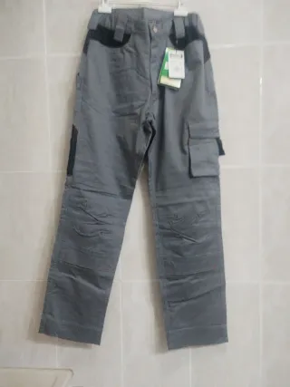 Pantalón de trabajo gris talla M