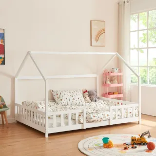 Cama infantil 90x200 cm madera pino