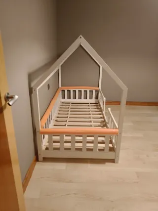 Cama infantil 90x200 cm madera pino