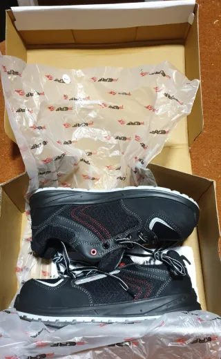 Zapatos de seguridad negros para hombre