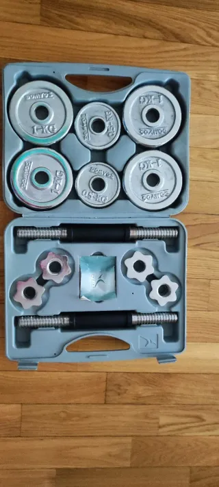 Set Mancuernas Ajustables 20kg