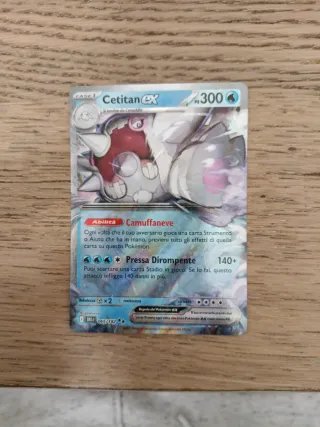 Cetitan EX DRI065 Carta Pokemon Rara EX