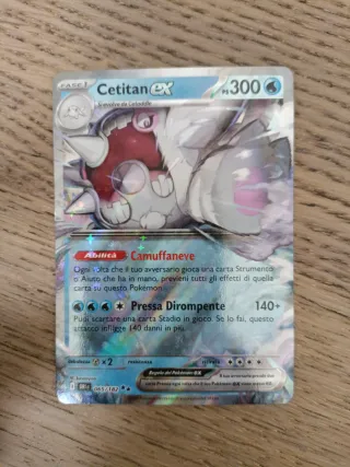 Cetitan EX DRI065 Carta Pokemon Rara EX