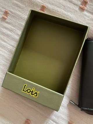 Llavero Tarjetero Lois Jeans Piel Marrón