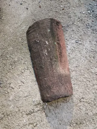 Tejas antiguas de barro