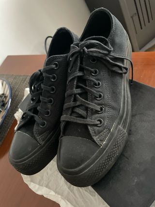 Converse Mujer Talla 38 Negro