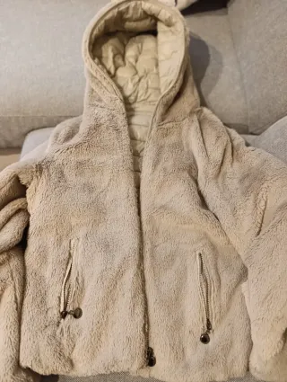 Cazadora reversible beige