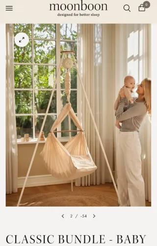 Hamaca Moonboon blanca buen estado