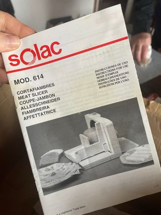 Cortador Eléctrico Fiambres Casero