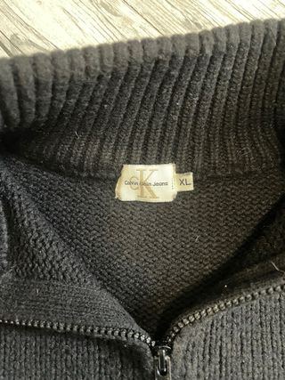 Maglione Calvin Klein Vintage Zip Collo Alto