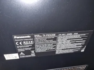 TV Panasonic Plasma TX-P42G30E Negra + chromecast