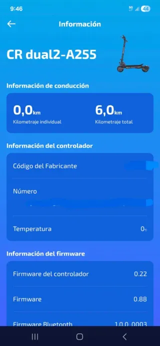 Patinete eléctrico Smartgyro X2