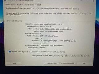 HP Omen Laptop Negro