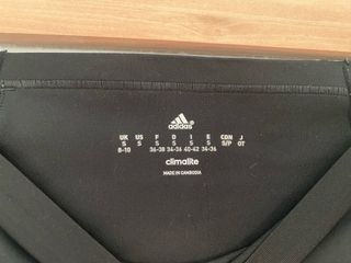 Mallas deportivas estampado blanco y negro