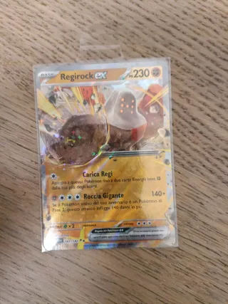 Regirock EX 101/182 Carta Pokemon Rara