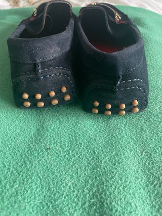 Mocasines Carolina Herrera Azul Marino Talla 43