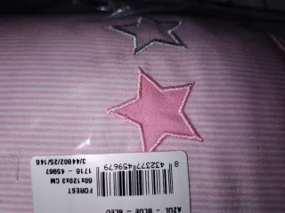 Edredón, funda y chichoneras cuna rosa