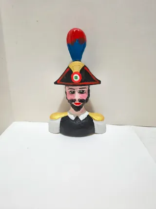 Busto Carabiniere in Legno Firmato