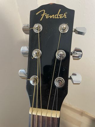 Guitarra Acústica Fender Negra