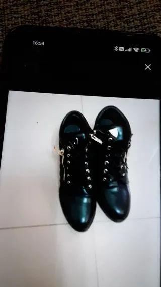 Botines plataforma negros cómodos