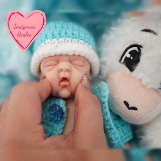 Muñeca reborn bebé silicona flexible