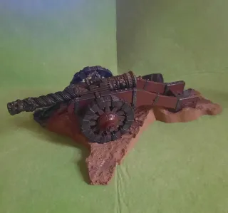 ESCENARIO DE ARTILLERÍA - SOLDADO DE PLOMO - CAÑÓN