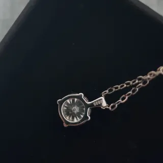 Colgante Plata Moissanita Multicolor