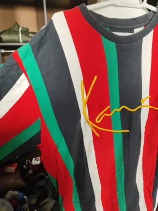 Camiseta Karl Kani Rayas Talla L