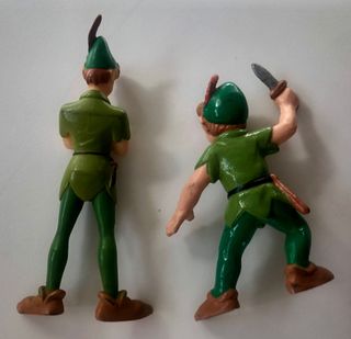 2 Figuras Vintage Peter Pan PVC
