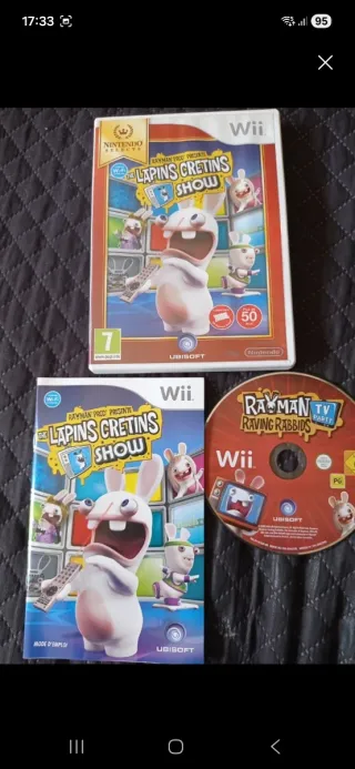 Pack 3 Juegos Wii: Rayman Raving Rabbids