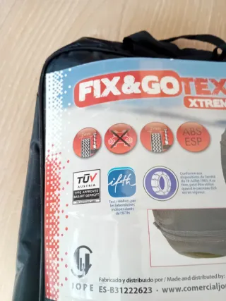 Cadenas textiles nieve FIX&GOTEX Xtrem J1