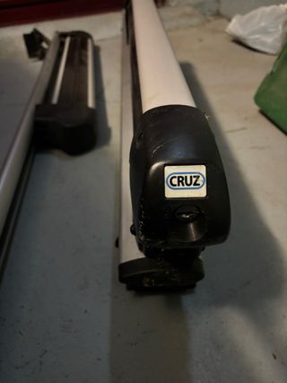 Barras y Portaesquís Cruz x3