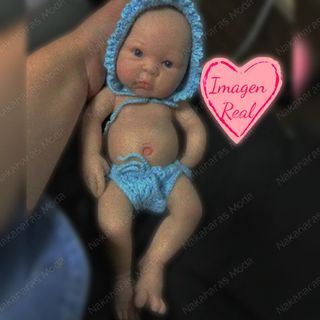 Muñeca reborn bebé silicona flexible