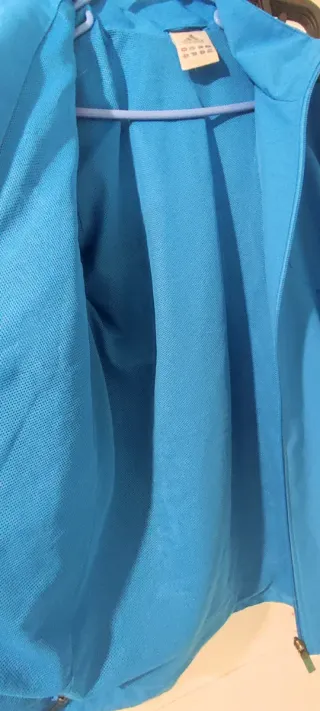 Chaqueta Adidas talla S azul retro vintage y2k