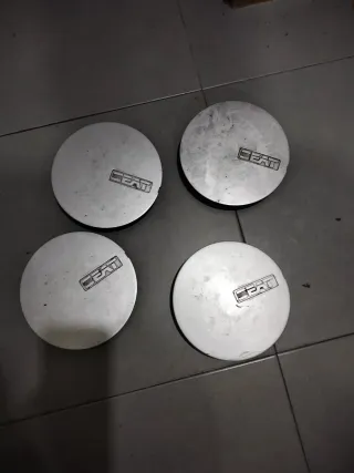4 Centros de Jante Originais SEAT
