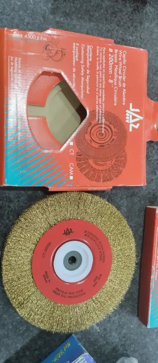 Cepillo Circular Metal 200mm JAZZ