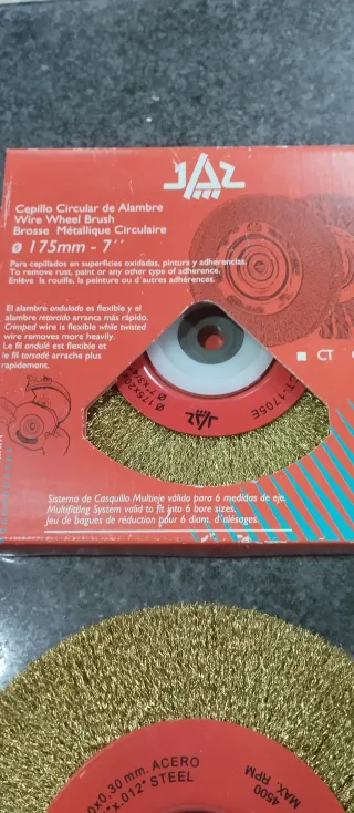 Cepillo Circular Metal 200mm JAZZ