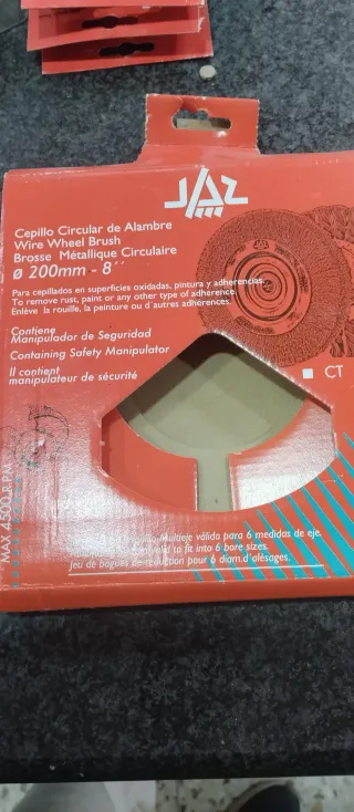 Cepillo Circular Metal 200mm JAZZ