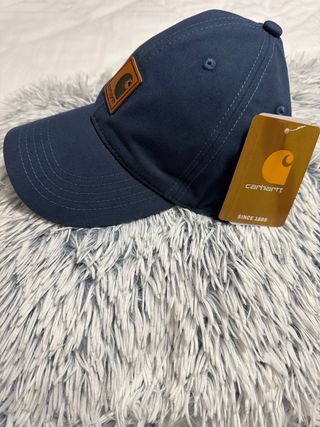 Gorra Carhartt Azul con Logo Marrón