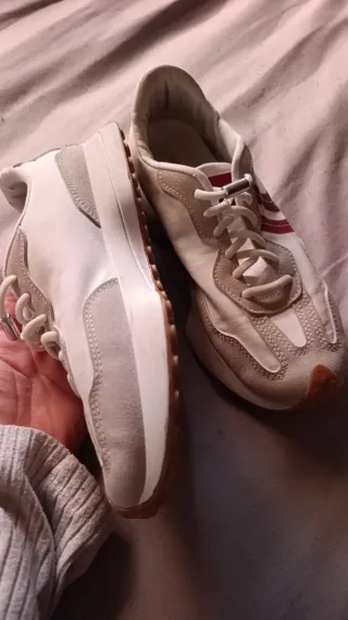 Zapatillas NICOTROCO Sprinter Blancas y Rojas