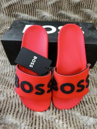 Sandalias Boss Mujer Talla 37 Rojas