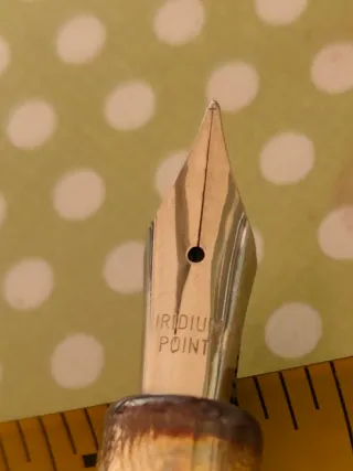 Penna stilografica radica e argento 925